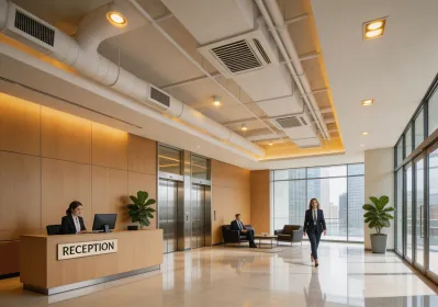 Commercial building HVAC heat pump application