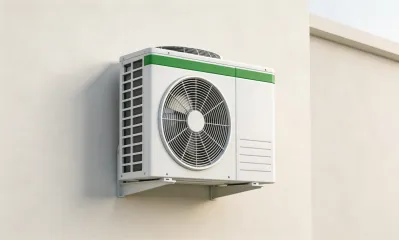 Air source heat pump for commercial buildings